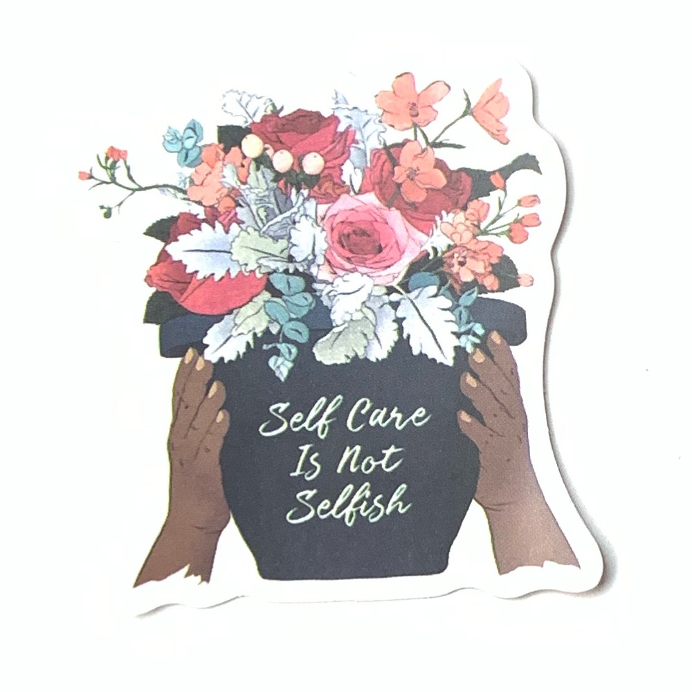 Self Care Vinyl Sticker